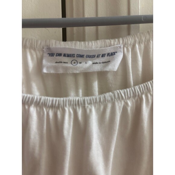 Fringe Off Shoulder White Blouse - Picture 10 of 10